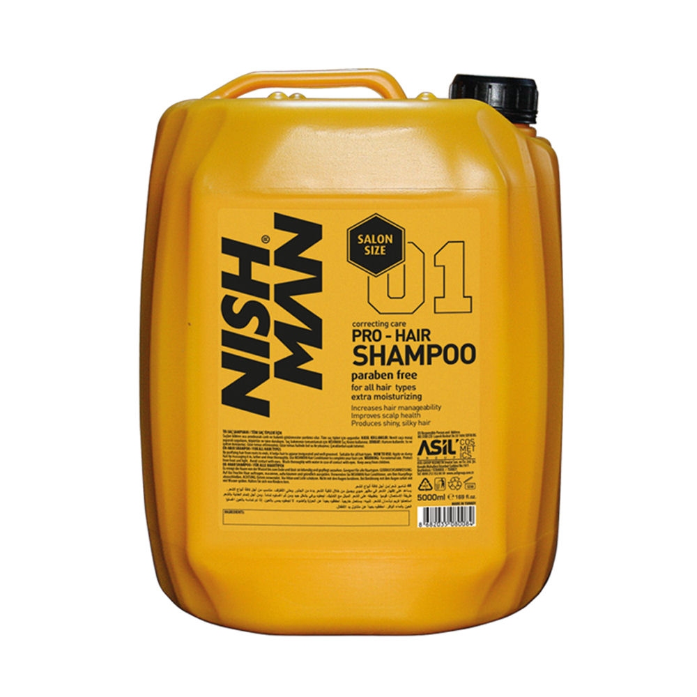 Nishman Pro-Hair Shampoo, šampon na vlasy 5l