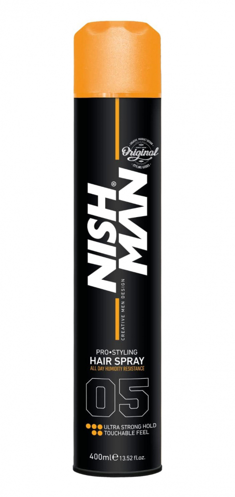 Nishman Ultra Strong lak na vlasy 400 ml