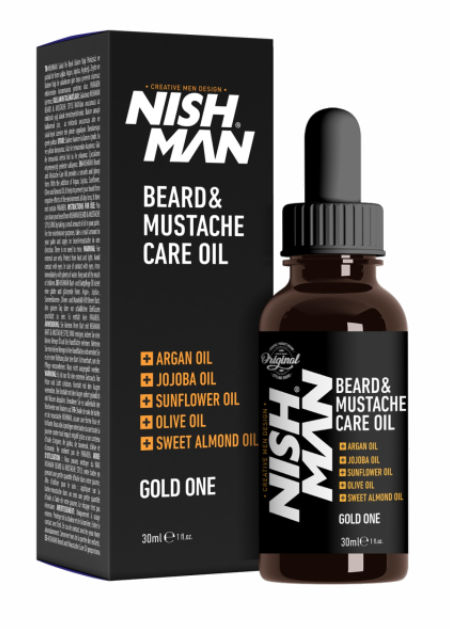 Nishman Beard & Mustache olej na vousy 30 ml