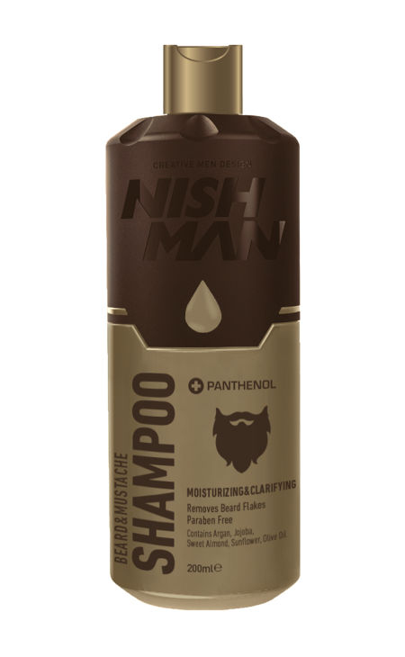 Nishman Beard & Mustache šampon na vousy 200 ml