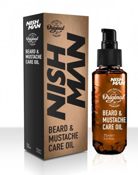 Nishman Beard & Mustache olej na vousy 75 ml