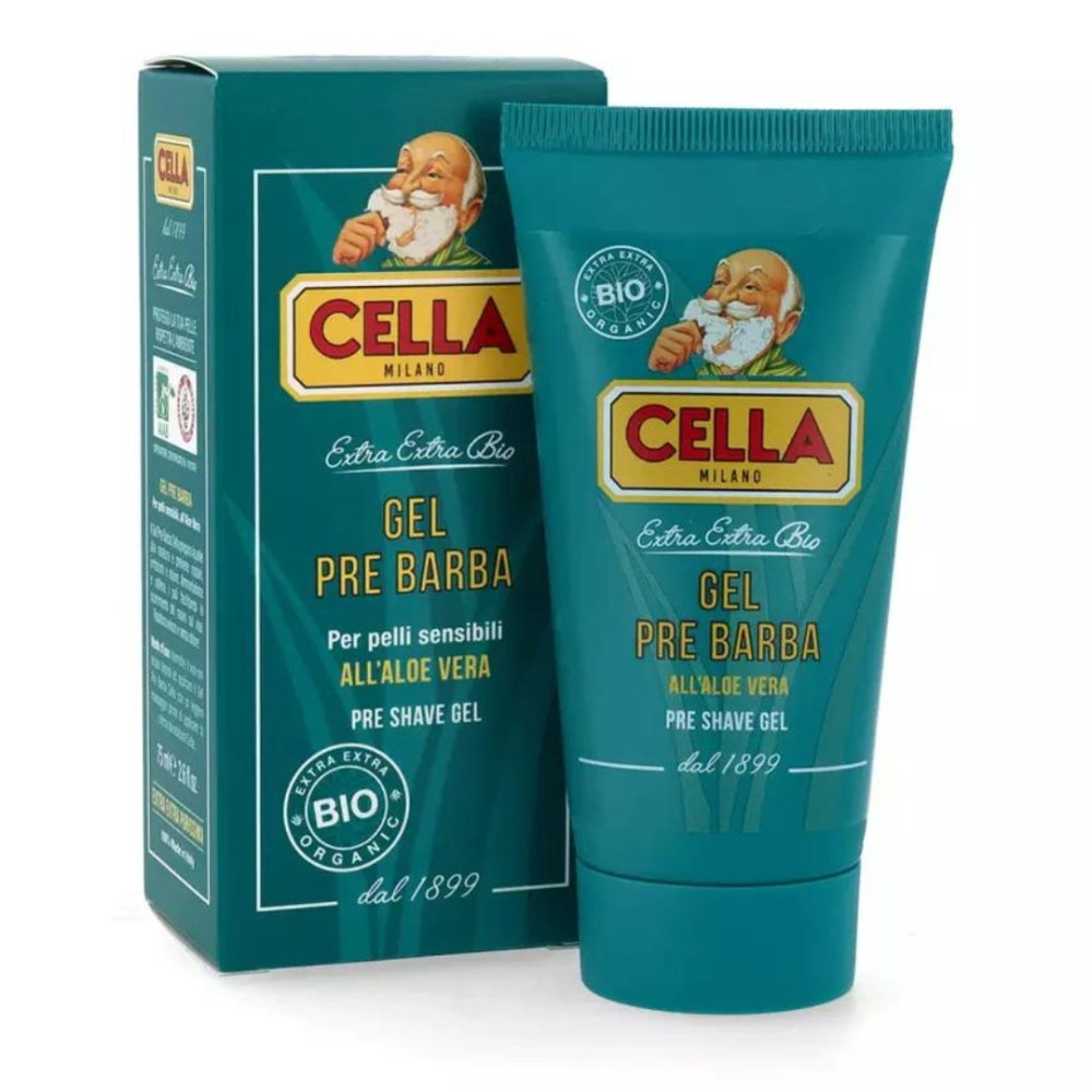 Cella Milano Bio Aloe Vera, gel před holením 75 ml