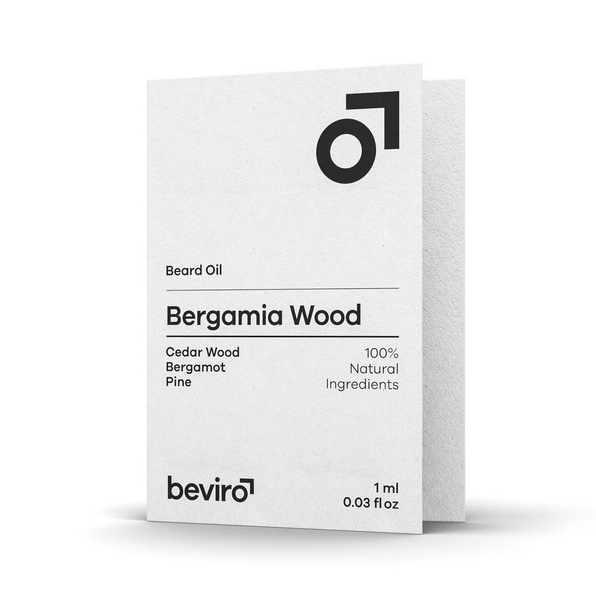 Beviro Bergamia Wood olej na vousy 1 ml