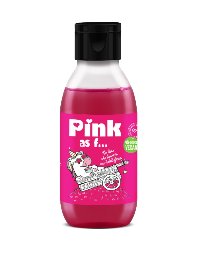 LaQ Shots! Pink as f***  sprchový gel 100 ml