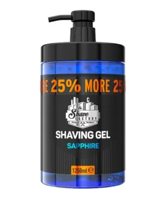 Shave Factory Sapphire gel na holení 1250 ml
