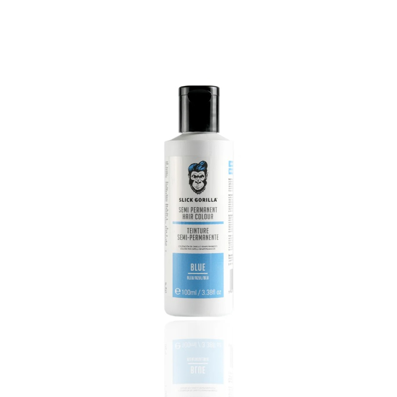 Slick Gorilla Hair Colour Blue modrá barva na vlasy 100 ml