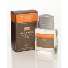 St James of London Mandarin Patchouli kolínská voda pánská 50 ml