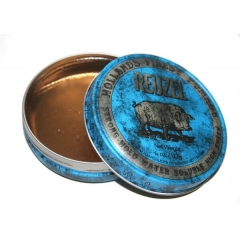 E-shop Reuzel Blue Strong Hold High Sheen Pig, pomáda na vlasy 113 g