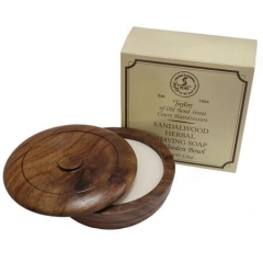 Taylor of Old Bond Street Sandalwood mýdlo na holení s miskou 100 g