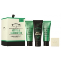 Scottish Fine Soaps Vetiver and Sandalwood dárková sada