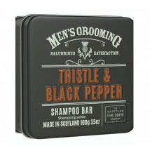 Scottish Fine Soaps Thistle and Black Pepper  tuhý šampon v plechu 100g