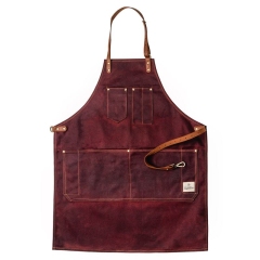 E-shop Dapper Dan Barber Oxblood zástěra