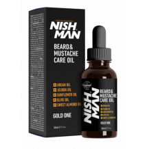 Nishman Beard & Mustache Care Oil Gold One olej na vousy 30 ml