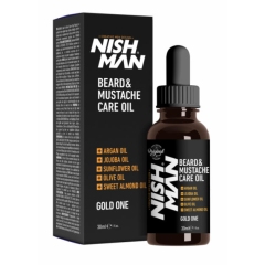 E-shop Nishman Beard & Mustache Care Oil Gold One olej na vousy 30 ml