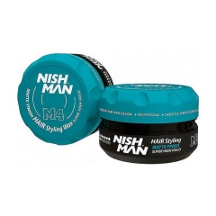 Nishman Hair Styling Wax Matte Finish Super High Hold M4 100 ml