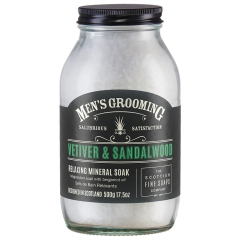 Scottish Fine Soaps Vetiver and Sandalwood sůl do koupele