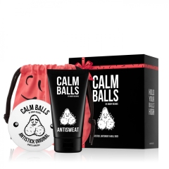 E-shop Angry Beards Calm Balls Antistick gel na intimní partie pro muže 100 ml + Antisweat deodorant v krému na intimní partie 150 ml + batoh dárková sada