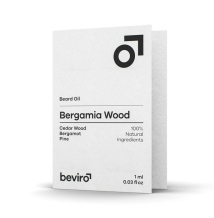 E-shop Beviro Bergamia Wood olej na vousy vzorek 1 ml