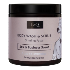 LaQ Sex & Business mycí pasta a scrub 220 g