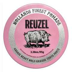 Reuzel Pink Grease Heavy Hold pomáda na vlasy 95 g