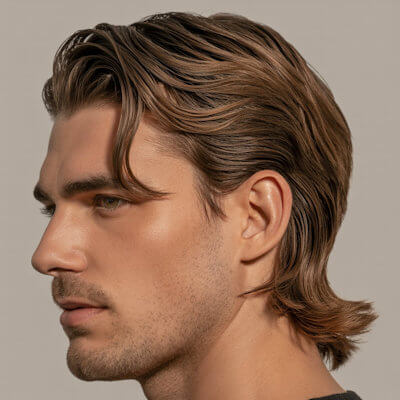 Lehký slick back – uhlazený styl dozadu