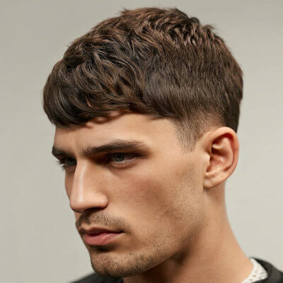 Textured crop – krátký strukturovaný účes